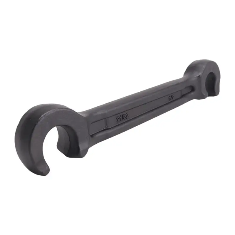 5X Double Ended Valve Wheel Wrench Cast Steel Hand Valve Wheels Wrench 8In Valve Opening Closing Tool(1/2In And 21/32In)