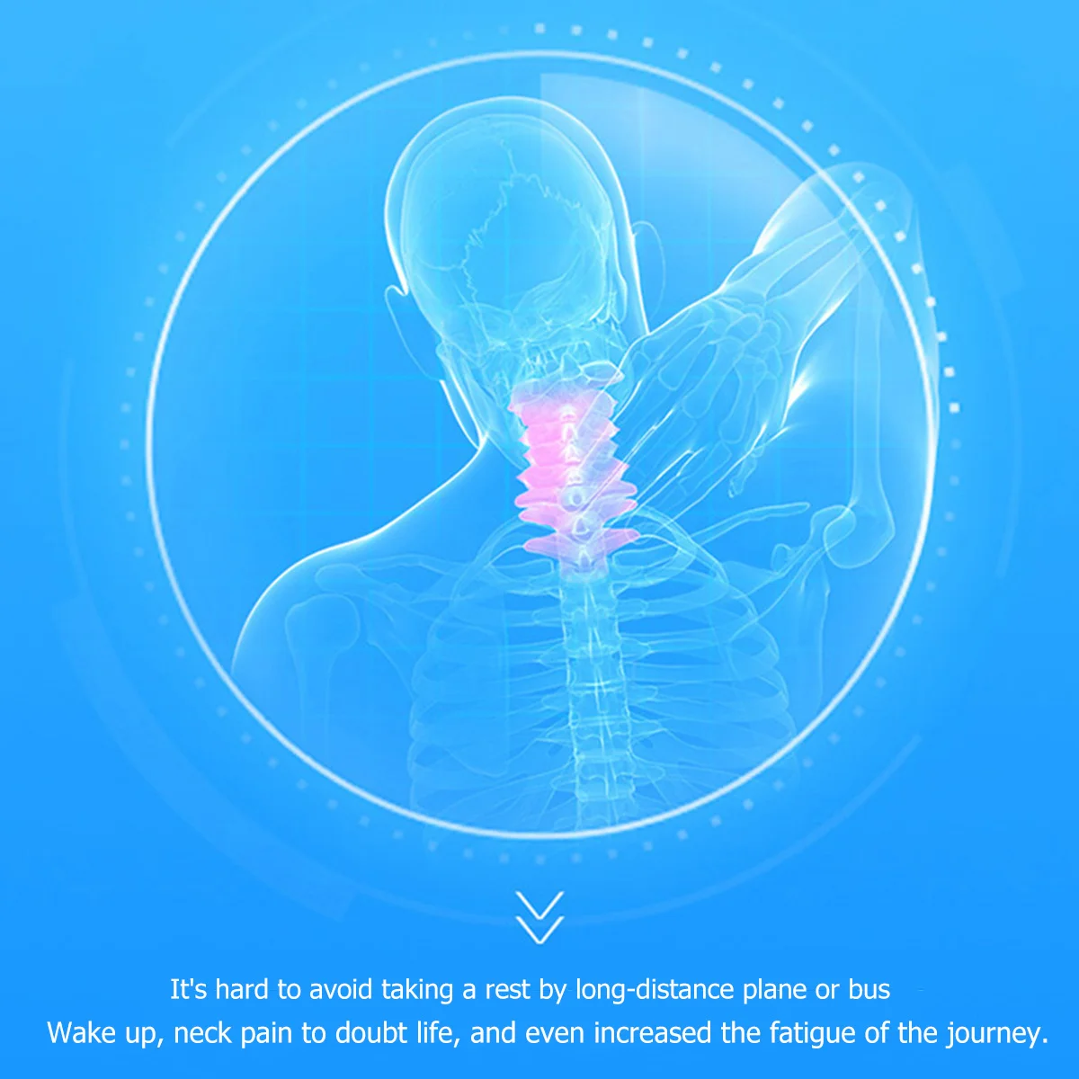 

Comfortable U Shaped Pillow for Neck Head Support Home Travel Use Easy Clean Fine Craftsmanship Beige