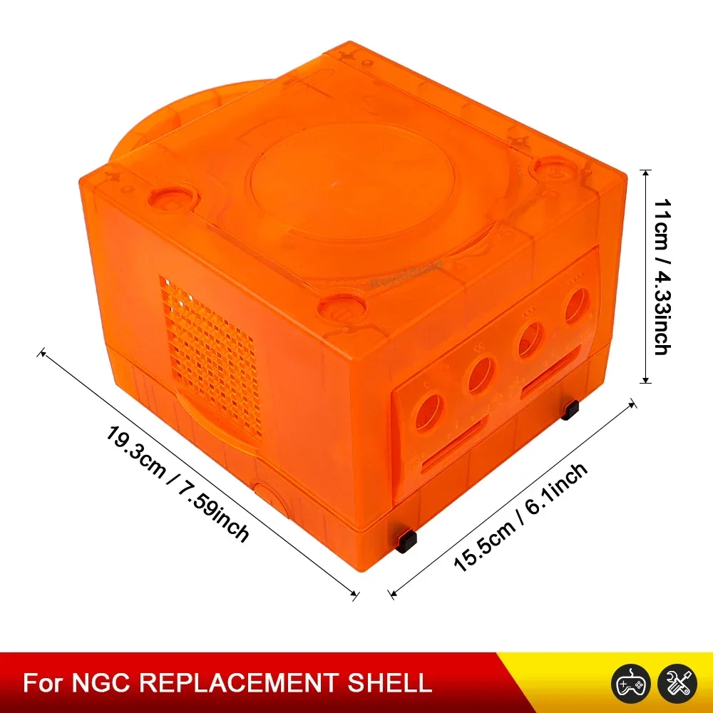 NEUE 6 CLORS Für Gamecube NGC Ersatz Shell Transparent Fall für Gamecube NGC GC Spielkonsole DOL-101/DOL-001 Dropshipping – Detail 22
