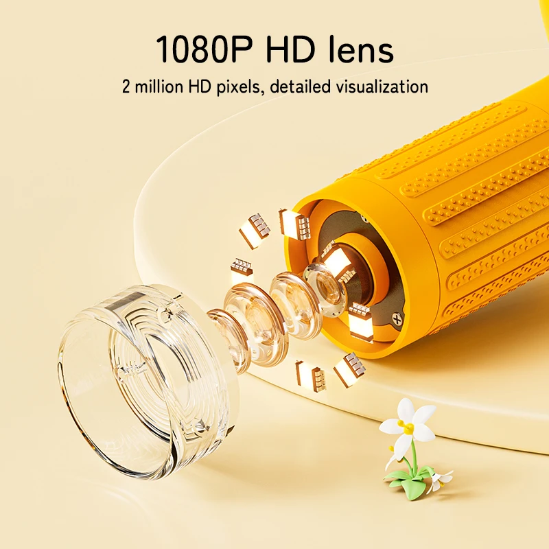 Microscopio per bambini Schermo LCD per protezione degli occhi da 3 pollici Microscopio digitale Giocattoli educativi scientifici Regali per Natale Compleanno