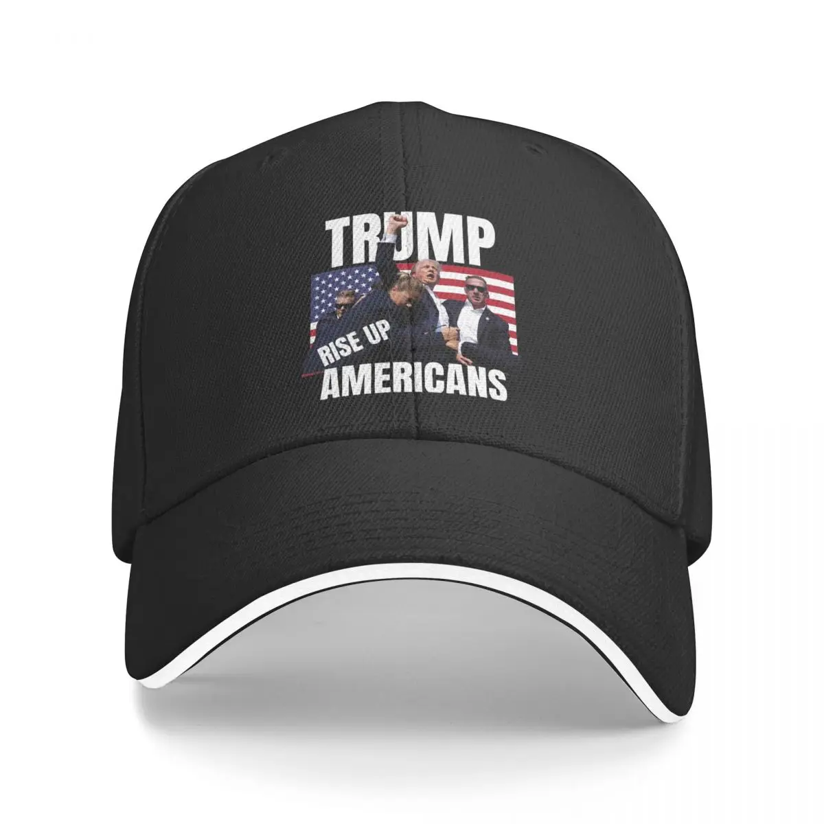 

Men's Women's Trump Shot 2024 Outdoor Hat Spring MAGA American Flag Sun Cap Casual Baseball Cap 2024 Sports Hats