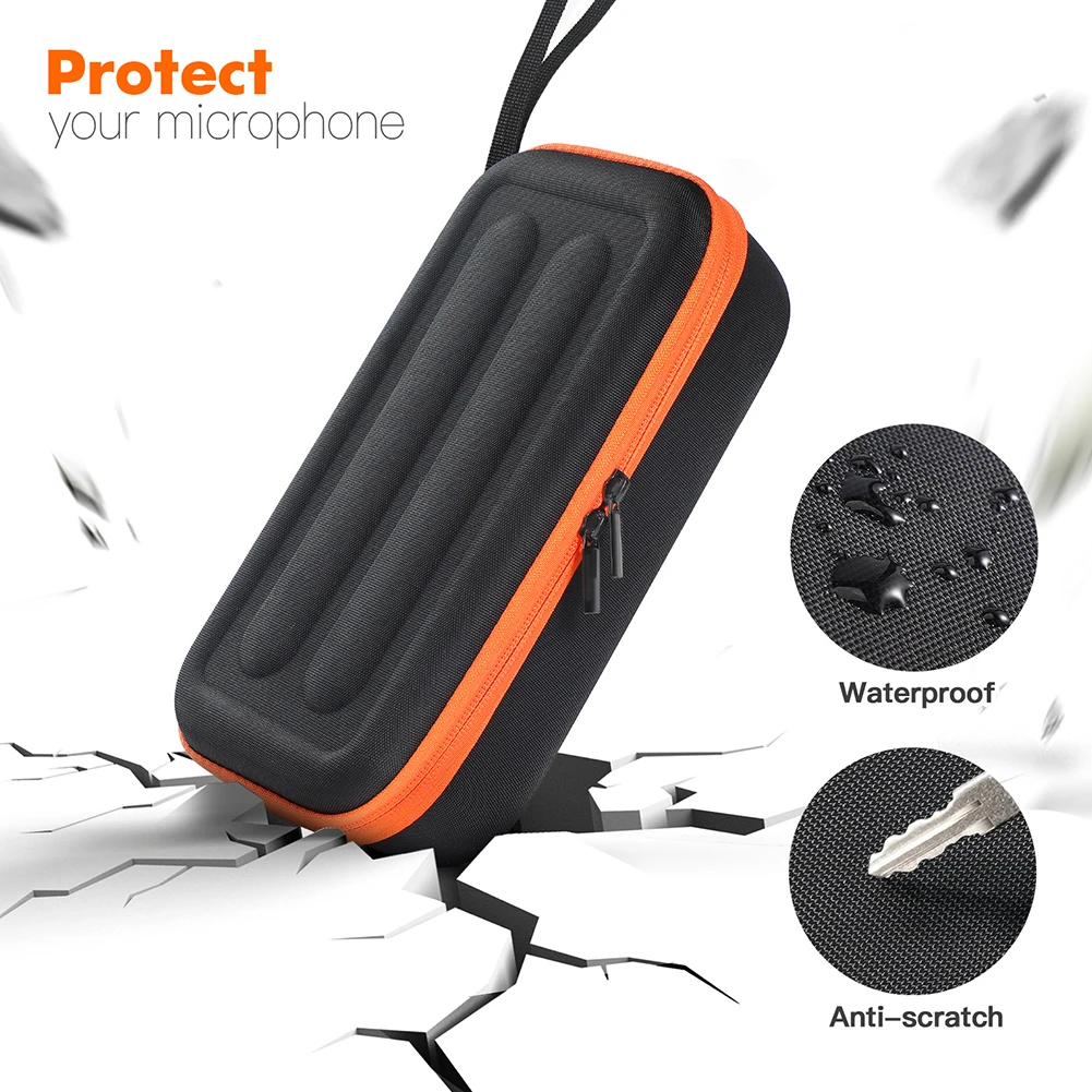 Estuche de viaje duro para micrófono inalámbrico JBL PartyBox, bolsa de viaje Universal con micrófono Dual de mano para micrófono inalámbrico JBL PartyBox