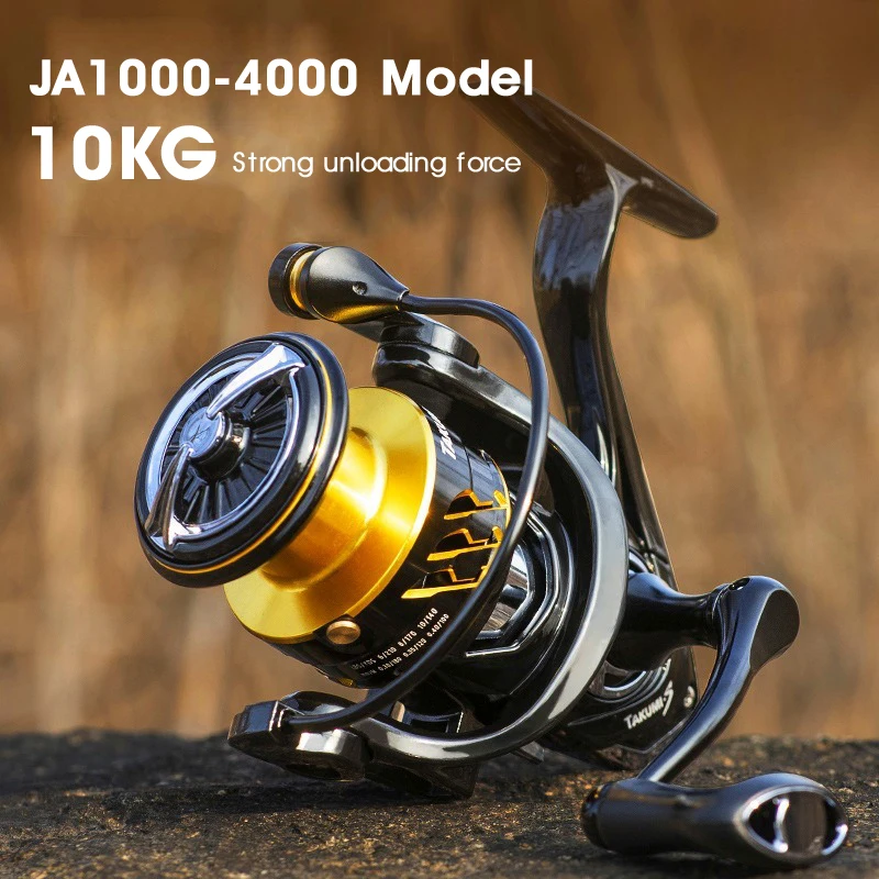 

Fishing Reel Ja Series 1000-4000 Type Super Smooth Gap-Free Long-Range Cast General-Purpose Spinning Wheel Fully Coated Fishing Reel Sliding and Drift Outdoor Fishing Wheel