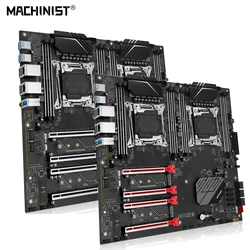 MACHINIST X99 D8 MAX Motherboard Dual LGA 2011-3 Support Xeon E5 V3 V4 Processor DDR4 ECC Desktop Memory SATA 3.0*10 M.2 NVME