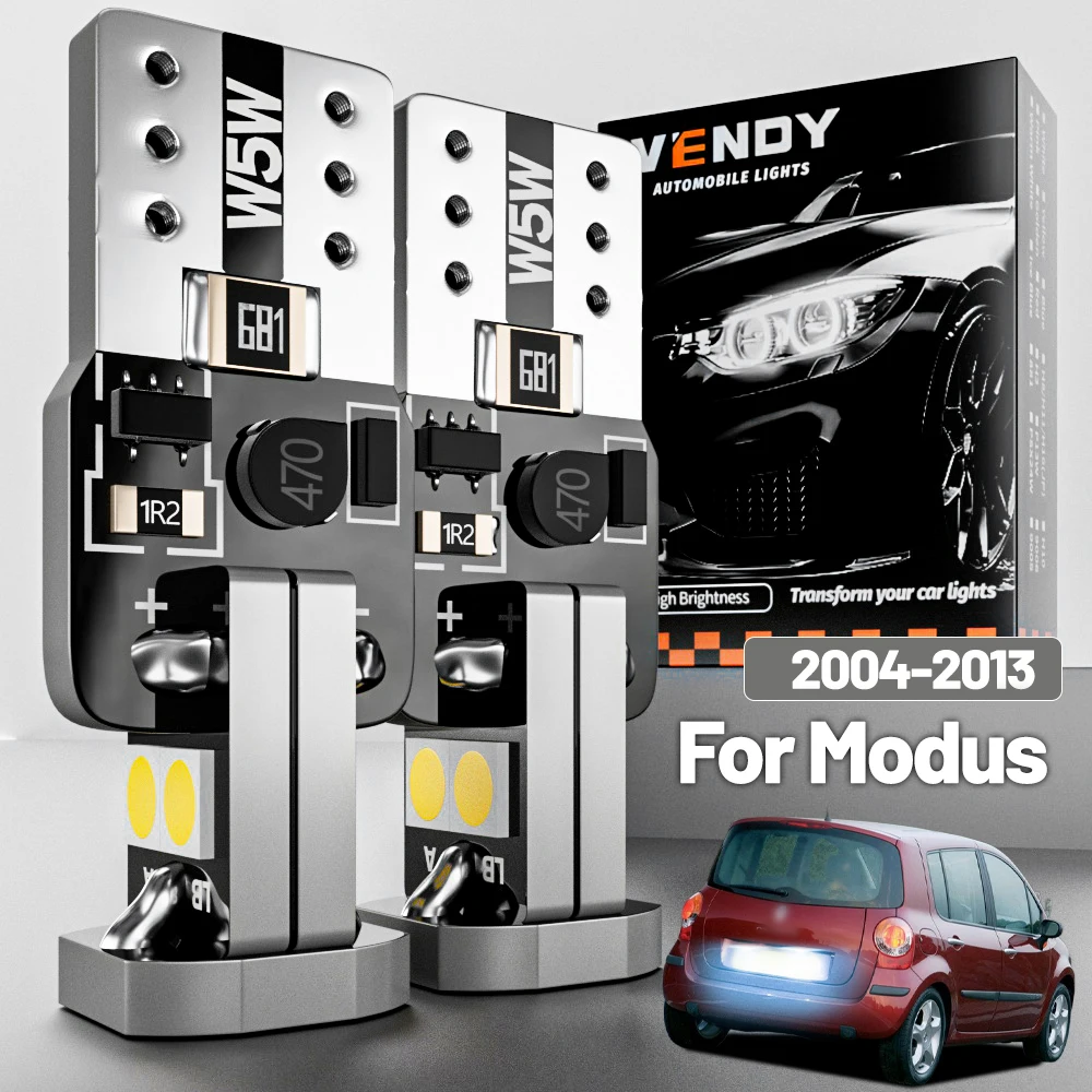 

2pcs LED License Plate Light For Renault Modus 2004-2013 2005 2006 2007 2008 2009 2010 2011 2012 Canbus Accessories