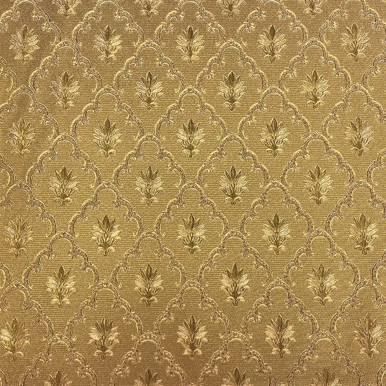 Luxury Classic Gold Damask Wallpaper Roll Bedroom Living Room Relief Damascus Wall Paper Wallpapers Gold Foil Papel De Parede