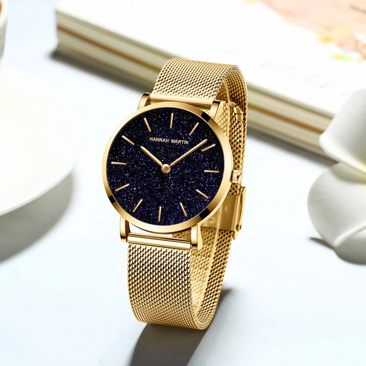 

Fashionable Quartz Women Watch With Japanese Movement Original Stainless Steel Gold Luxury High Quality Waterproof Watch Relojes