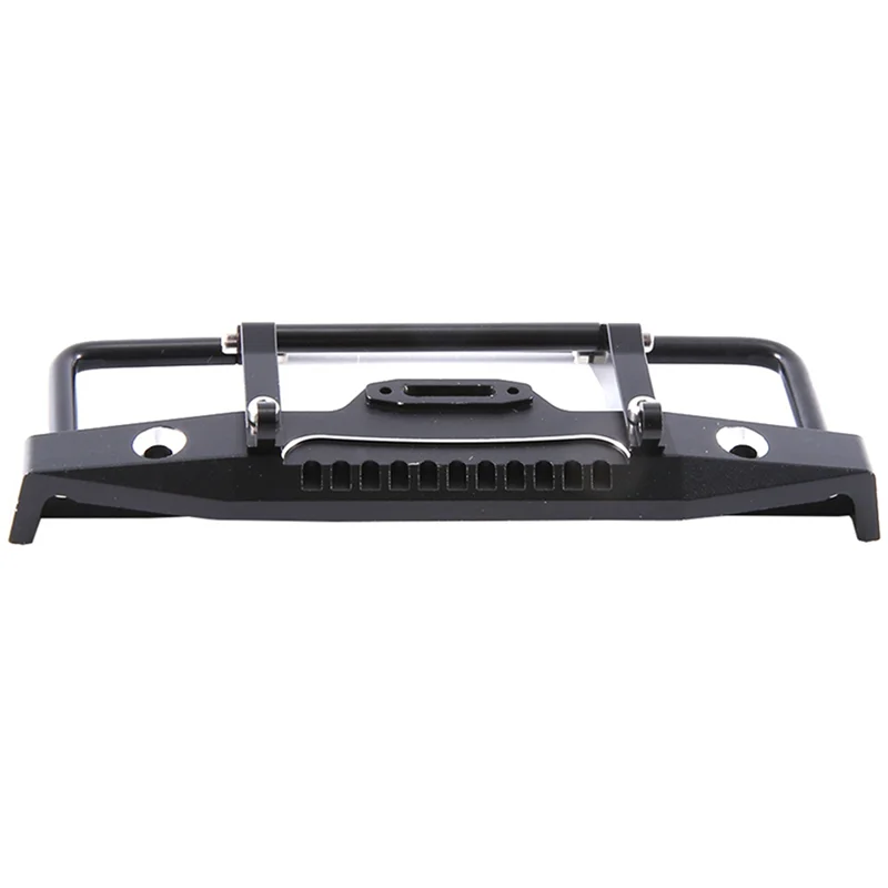 A30F-Metalen Voorbumper Met Trekhaak Voor Traxxas TRX4M TRX-4M 1/18 RC Crawler Auto Upgrade Onderdelen OP Accessoires