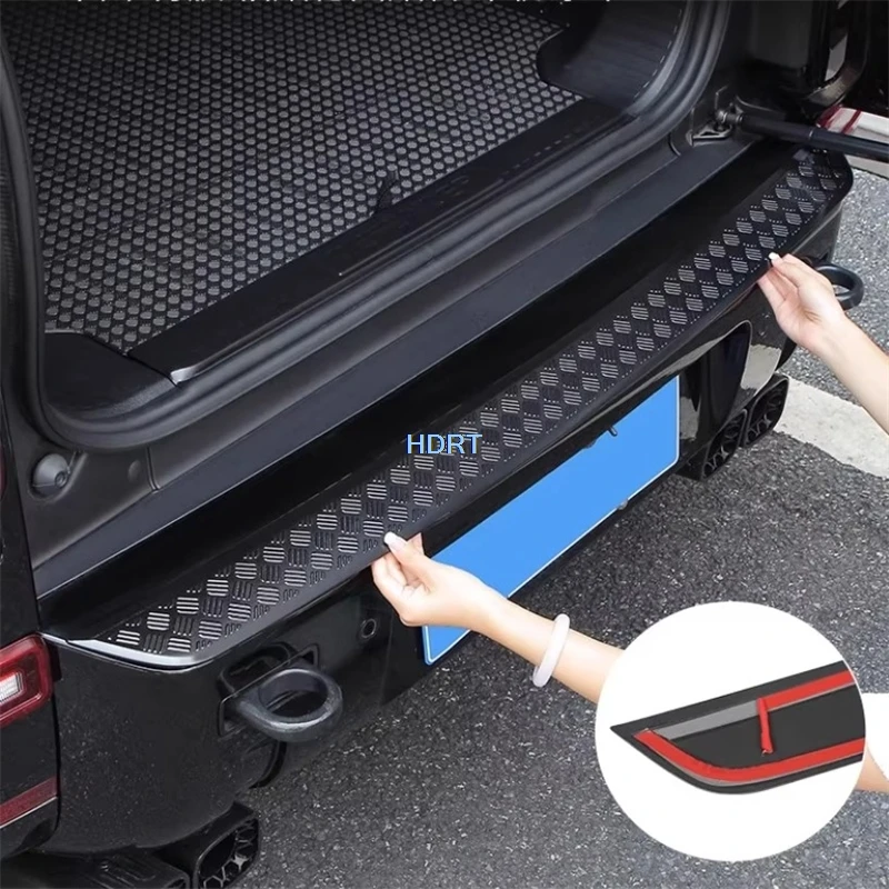 

For Land Rover Defender 2020 + Rear Bumper Trunk Guard Cover Tail Boot Anti Scratch Trim Car Protector Decoration Accessories