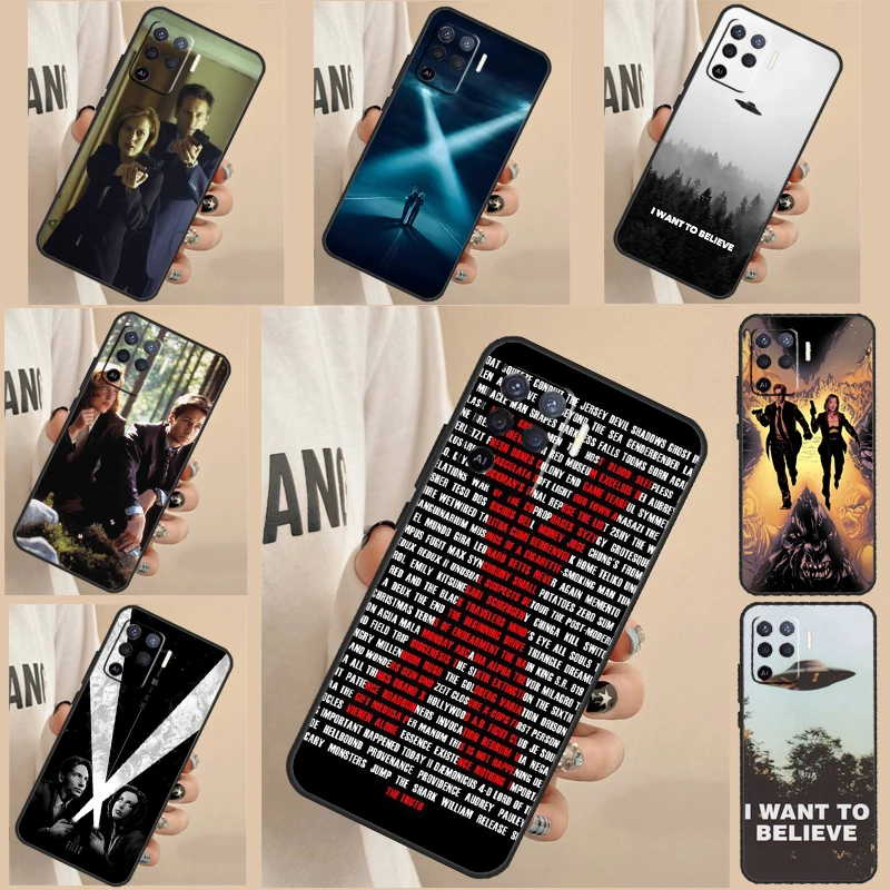 The X Files TV Series For OPPO A74 A94 A54 A17 A77 A53 A57 S A58 A78 A98 A5 A9 A15 A52 A72 A93 A16 A76 A96 Case