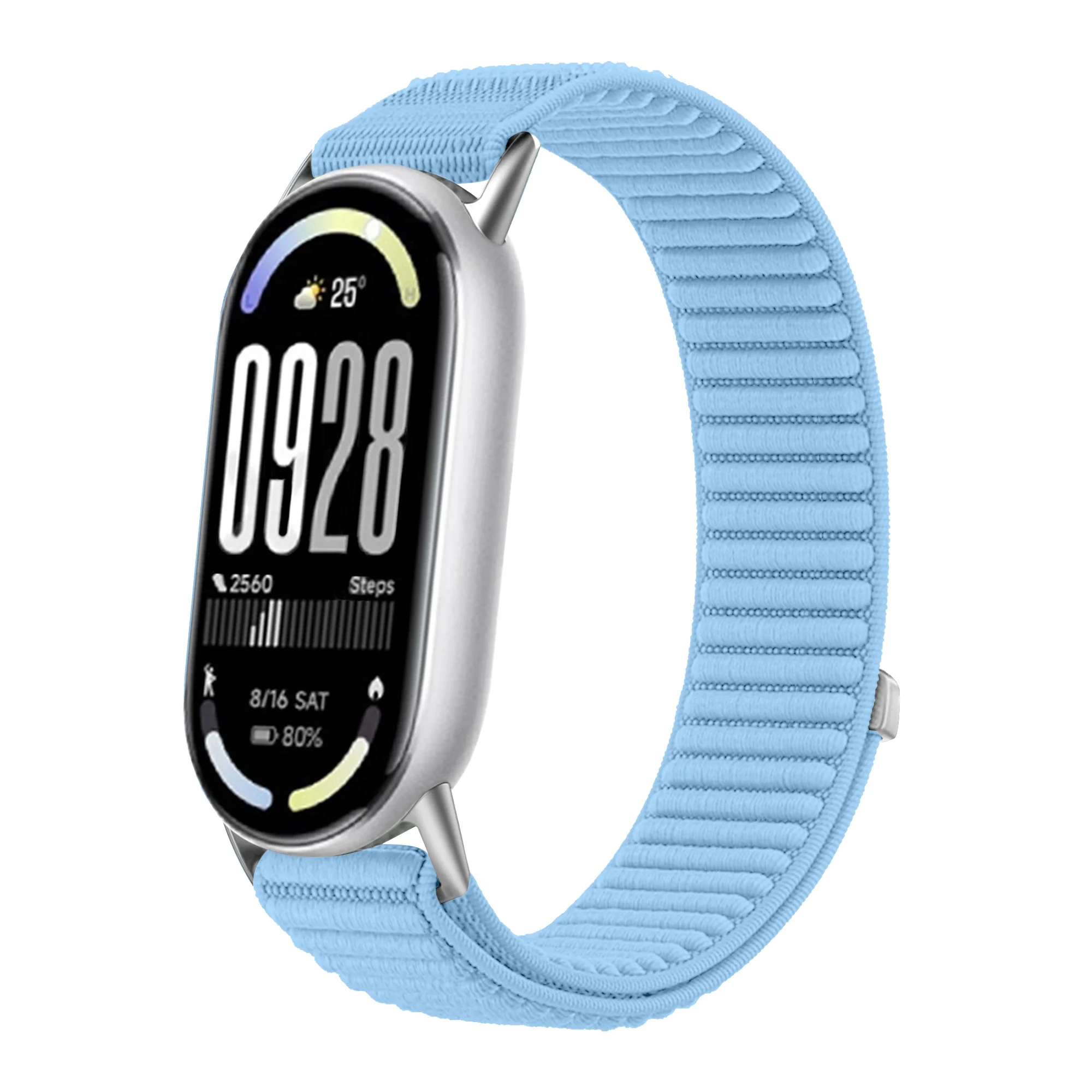 Nylon Geflochtenes Schlaufenarmband für Xiaomi Mi Band 10/9/8 Smartwatch Austauschbares Metallverschluss-Armband für Xiaomi Mi Band 10 – Detail 19