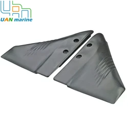 Dual Outboard Motor Dorsal Fin Wing Sting Ray Hydrofoil Stabilizer 5 HP-150 HP HD150 Outdrive Stabilizer