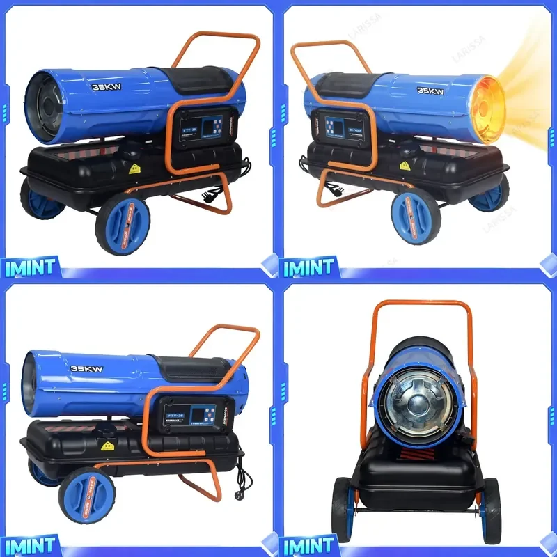 Wifi Smartphone Remote Control 35KW Industrial Commercial Large Heating Fan Greenhouse Breeding Brooding Hot air Fan