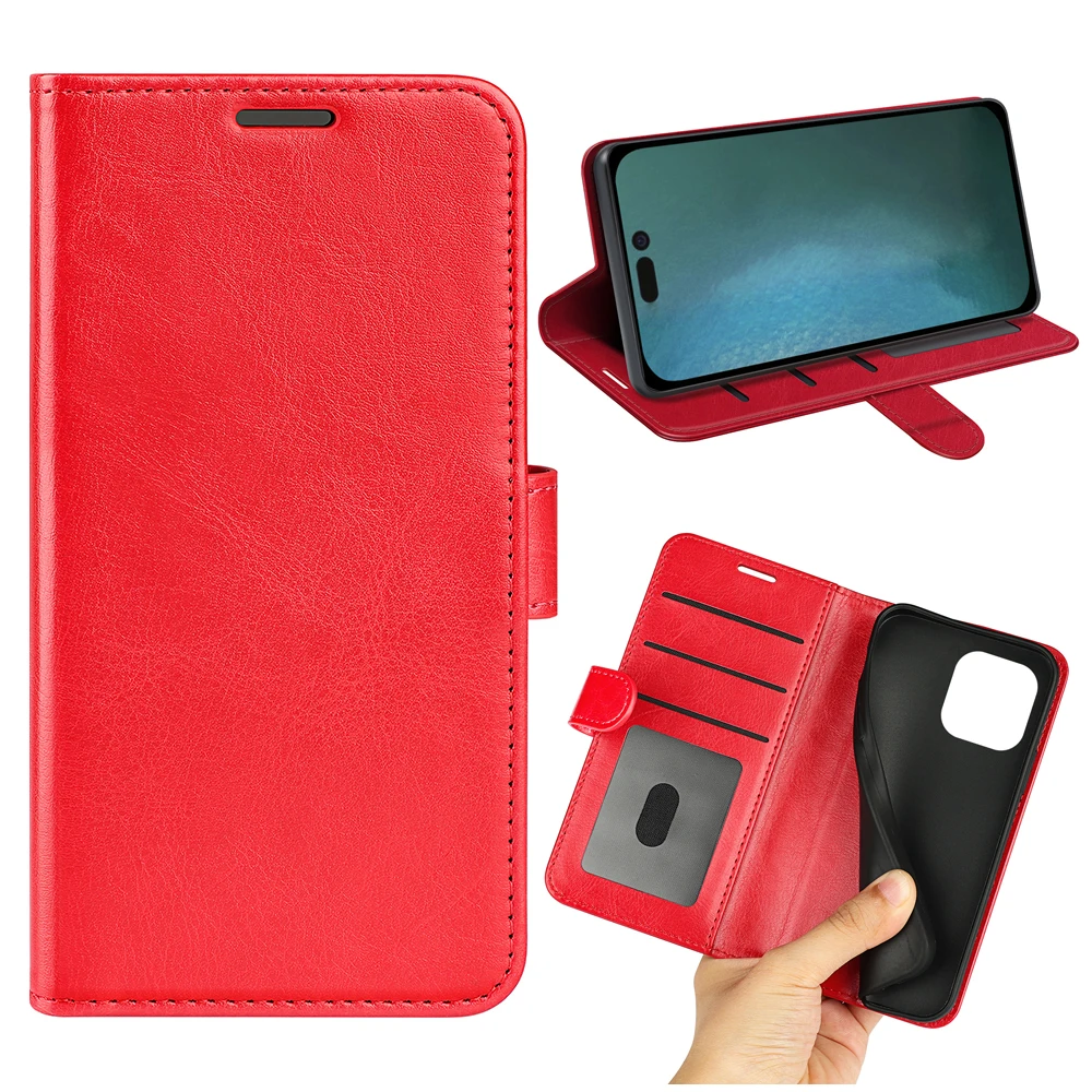 Leather Phone Cases Sporty Vintage Flip Case For Asus ROG Phone 3 ZS661KS Zenfone 7 ZS670KS Card Holder Wallet Shockproof Cover