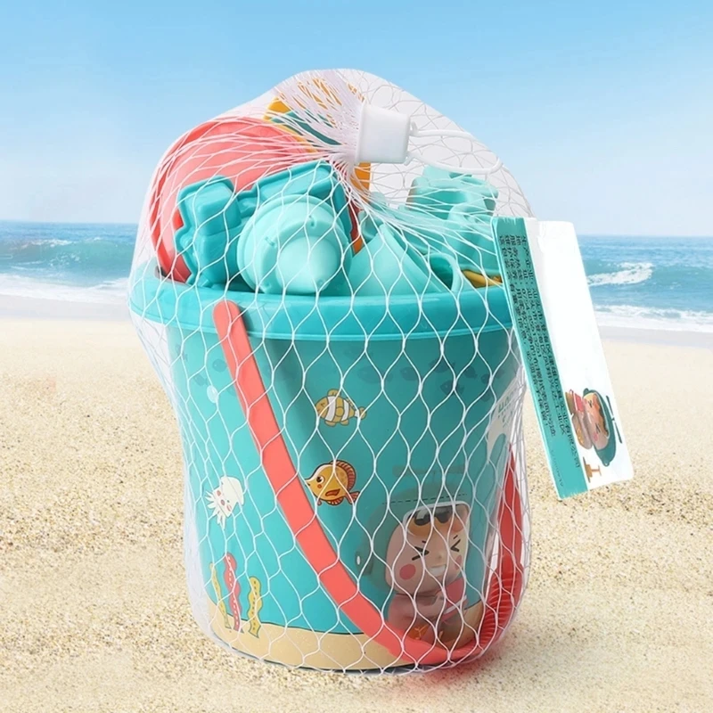 18PCS Summer Beach Toys for Kids Sand Set Beach Game Toy for Children Beach Buckets Shovels Sand Gadgets Water Play Tools