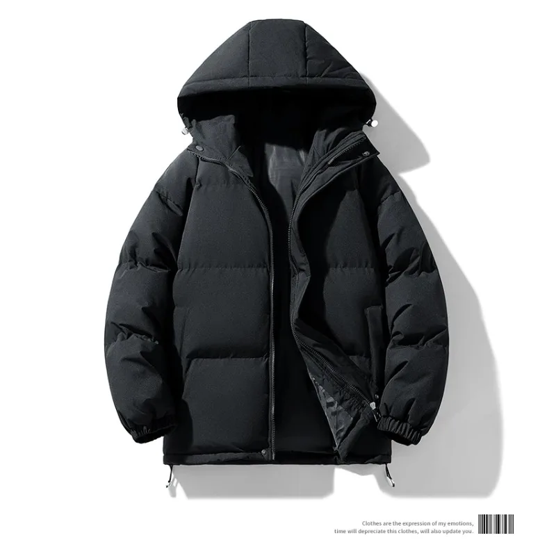 

Зимняя уличная походная куртка для кемпинга с толстой шапкой, модная универсальная нейтральная куртка, уличная ветрозащитная дышащая теплая хлопковая одежда