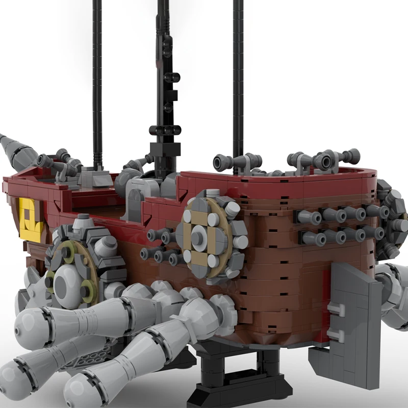 2483PCS MOC Pirate Sailing Ship Heartless Kingdom Hearts Ii Model Custom Building Blocks DIY Assembly Display Gift Home Decor - view 4