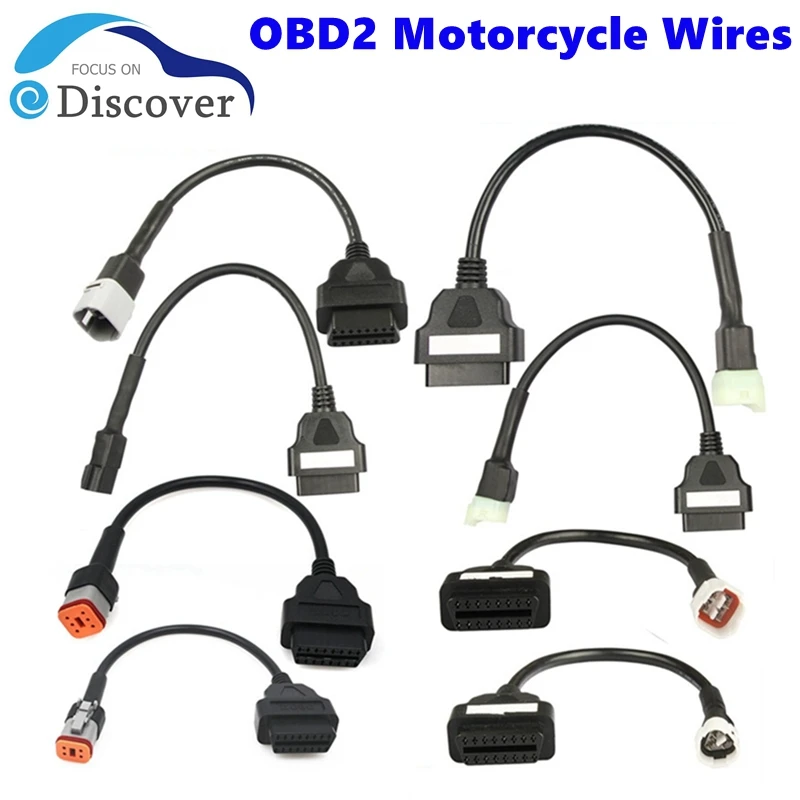 

OBD2 диагностический кабель для мотоцикла OBD2 разъем мотоцикл для YAMAHA для HONDA Moto OBD2 удлинительный кабель