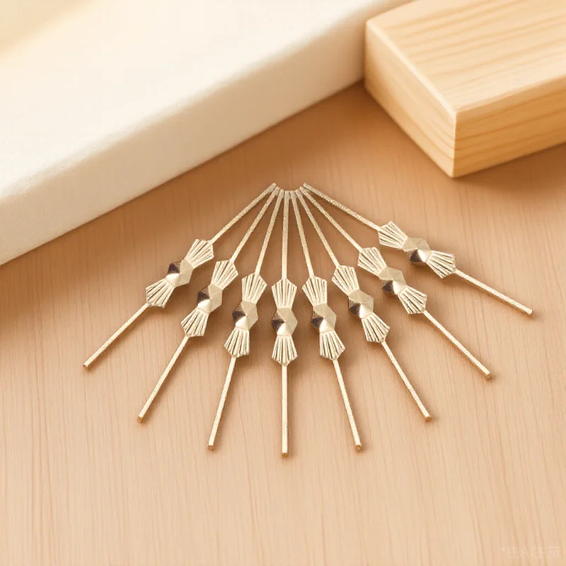 

300pcs Crystal Connector Bowtie Clips Chandelier Connectors Metal Garden Decoration Lightweight Rustproof Bead Parts