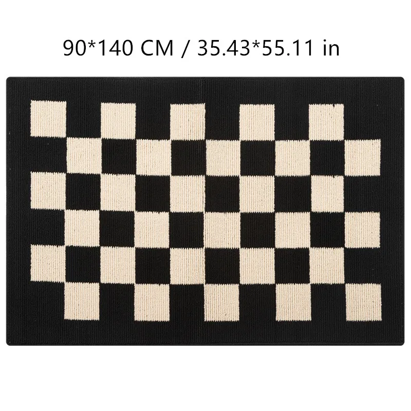 90*140CM Home Entry Door Mat Home Doorway Dust Resistant Door Mat Simple Absorbent Non-slip Carpet