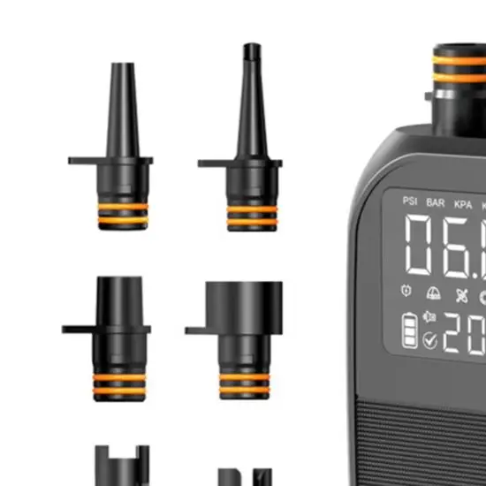 6000mAh Touch Screen Electric Pump 20PSI Pump Two-stage Inflator For Kayaks Car Wash And Maintenance Car Replacement