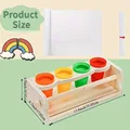 Wooden storage rack