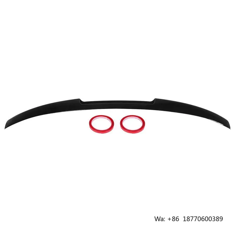 

M4 Style Spoiler Wing 3 Series Sedan E90 320i 325i 318i CAR Trunk Black Rear Lip Tail ABS Gloss Black Carbon Fiber Look