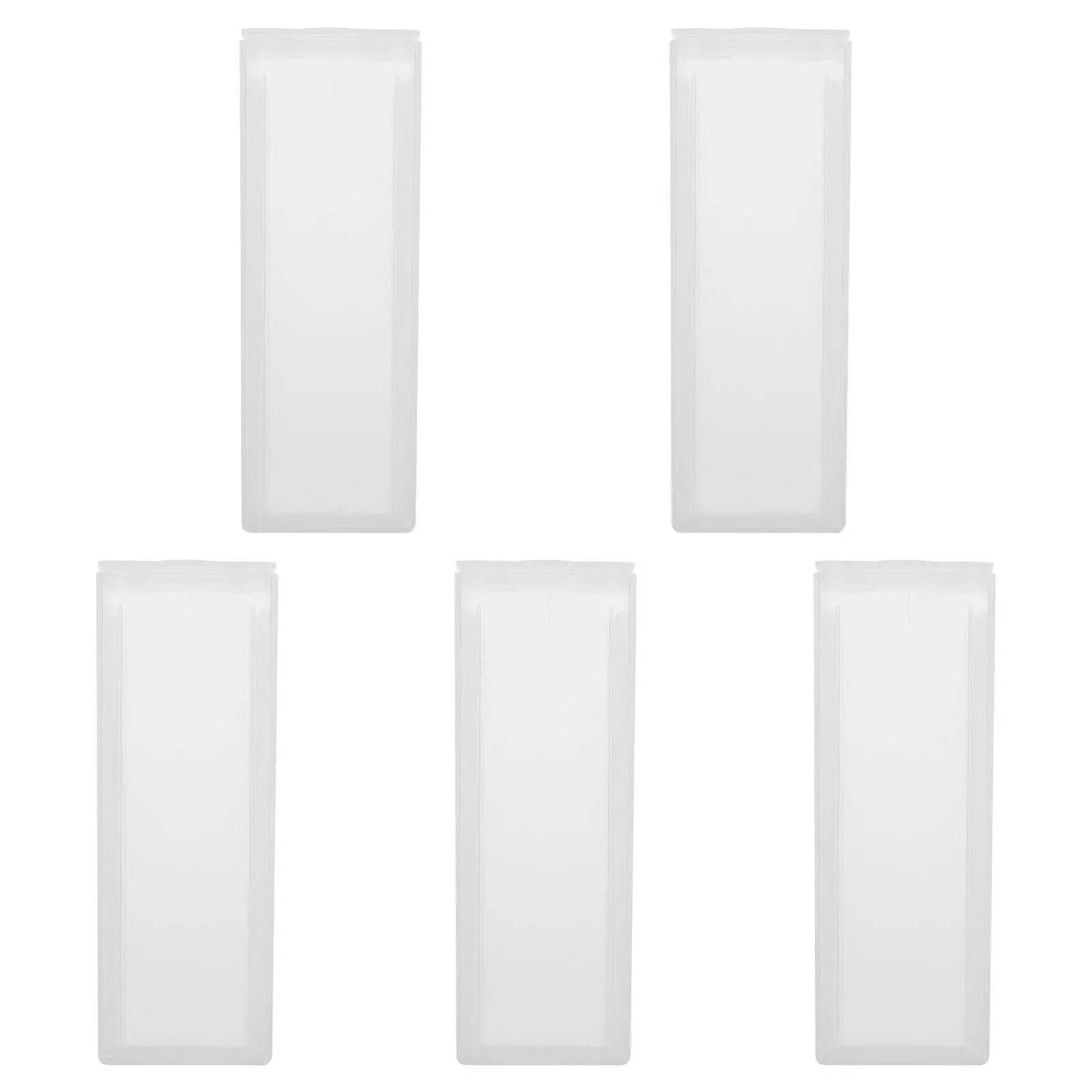 

5 PCS Pathological Slide Mailer Individual Storage Boxes Lab Case Laboratory Supplies Clear Microscope