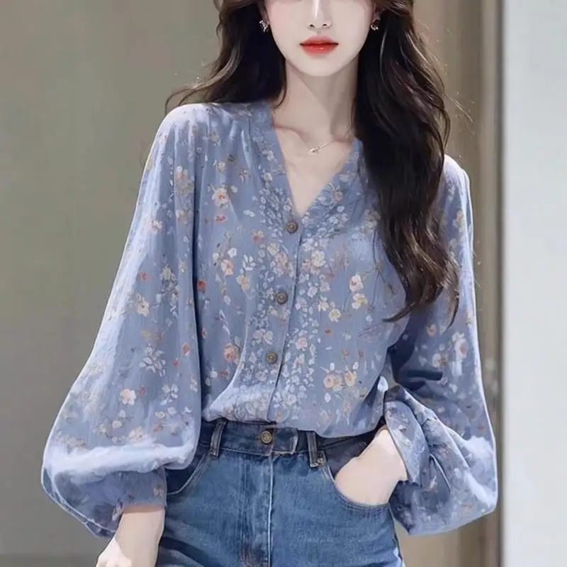 2026 new fashionable women's temperament doll shirt elegant girl mid sleeved tops comfortable versatile shirt skin friendly soft