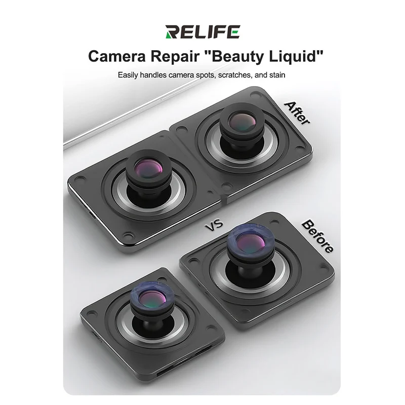 RELIFE RL-035Q Camera Lens Blue Light Repair Liquid Fast Curing Easily Conceals Scratches for Camera Repair Fixing