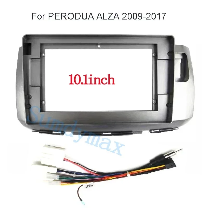 

10,1-дюймовый 2din автомобильный радиоприемник, панель стерео для Perodua alza 2009-2017 DAIHATSU Boon Luminas, автомобильная аудиорамка, комплект приборной панели