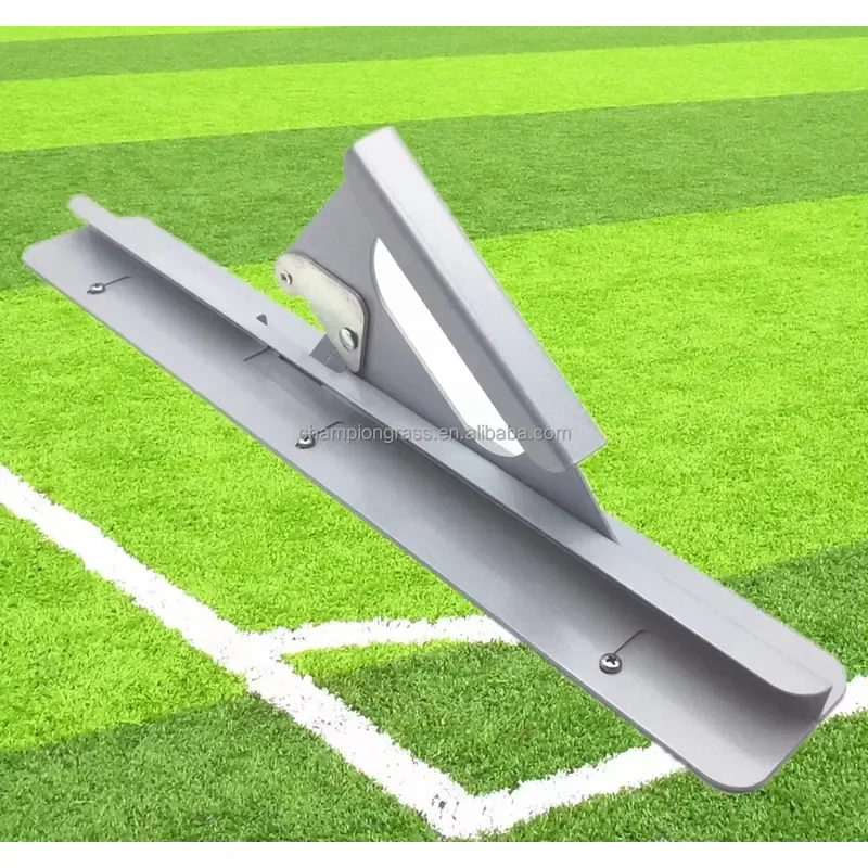 Essential Turf Fix Grip Line Cutter Tool for Soccer Steel Material Artificial Grass Installation