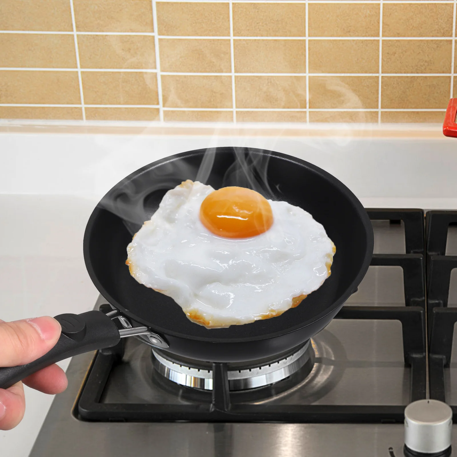 

2Pcs Mini Omelette Frying Pan Nonstick Egg Pan Flat Bottom Small Cooking Tool for Home and Restaurant Cooking Utensil