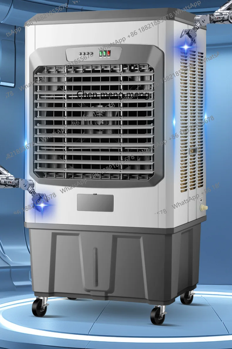 

Large industrial chiller plus water refrigeration water air conditioner fan Mobile commercial chiller