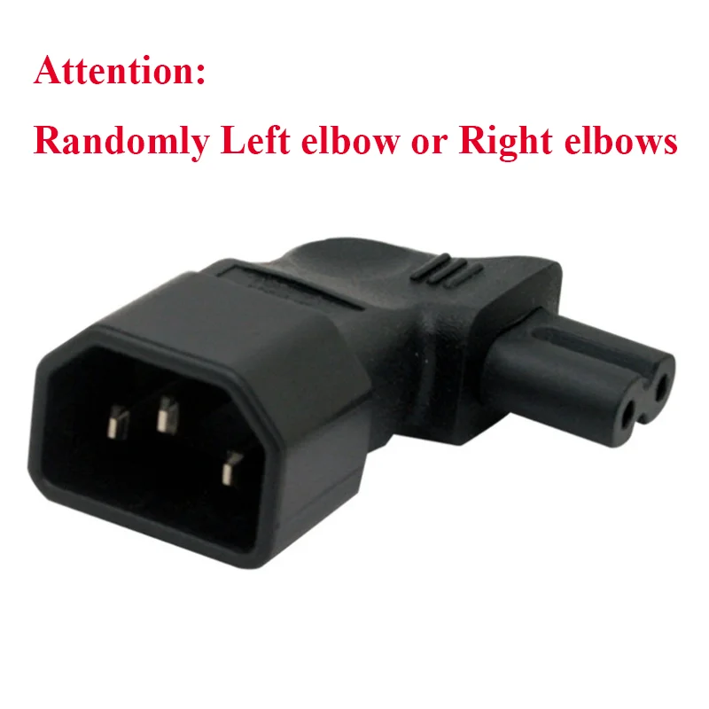 1PCS Zwart Koper Universele Elektrische AC Power Adapter Plug C14 naar C5/C7/C13/C15/C19/C21 PDU Chassis Plug Socket Converter