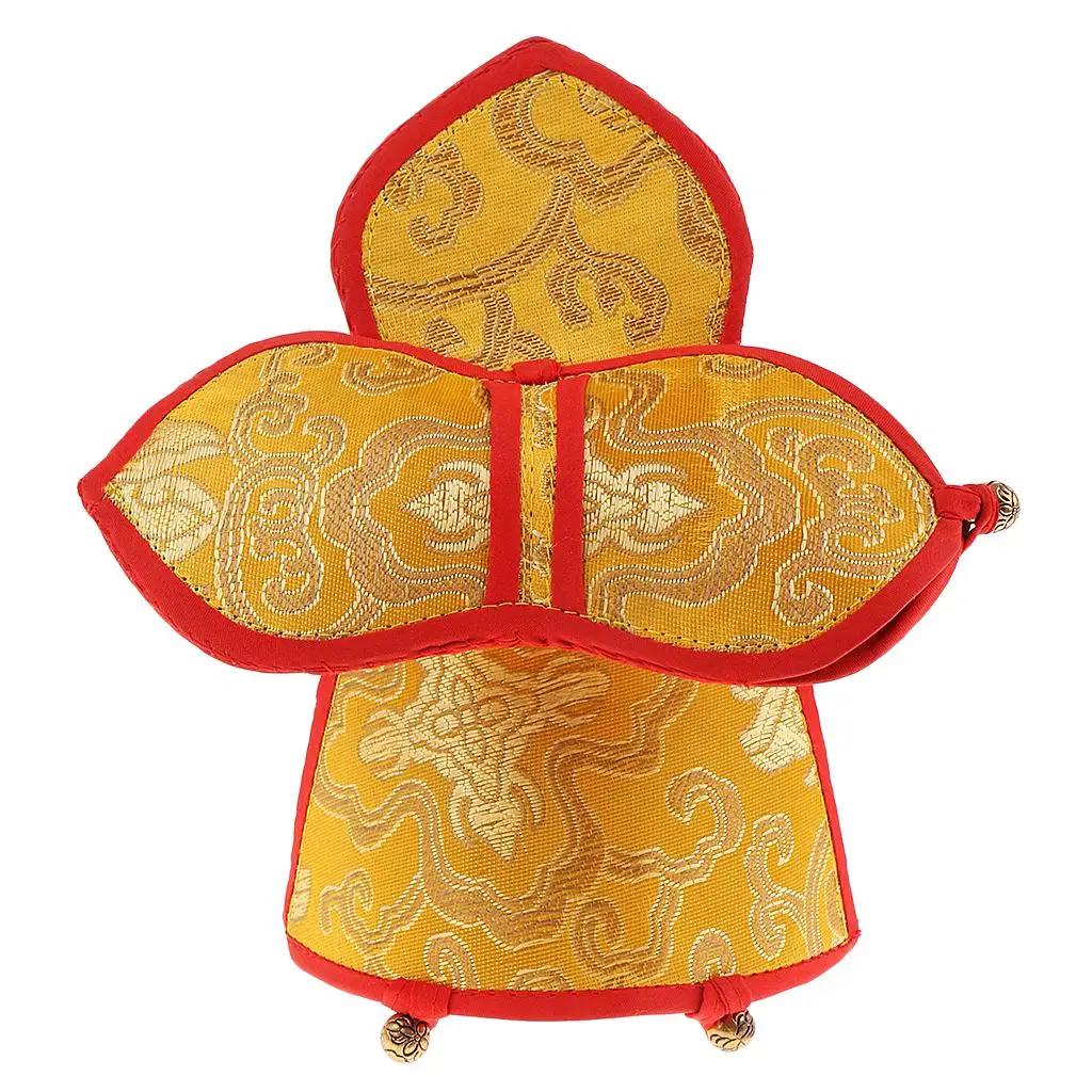 

Декоративная сумка для хранения буддийских колокольчиков и ваджрных пестилок из жаккардовой ткани, аксессуар для тибетских колокольчиков, для украшения храмов