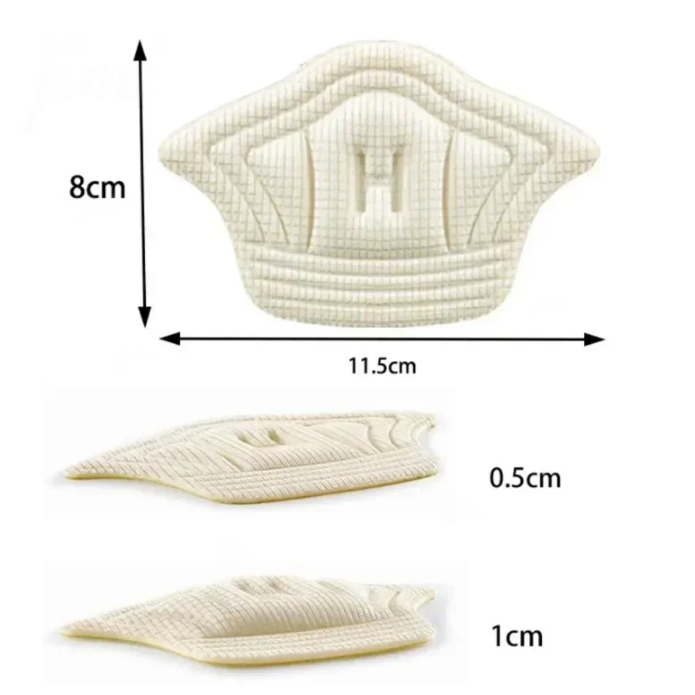 Almohadillas adhesivas para el talón trasero, empuñaduras para el talón, insertos para zapatos sueltos, botas demasiado grandes, protectores de talón reutilizables, forros para mujeres y hombres, mejorar el zapato