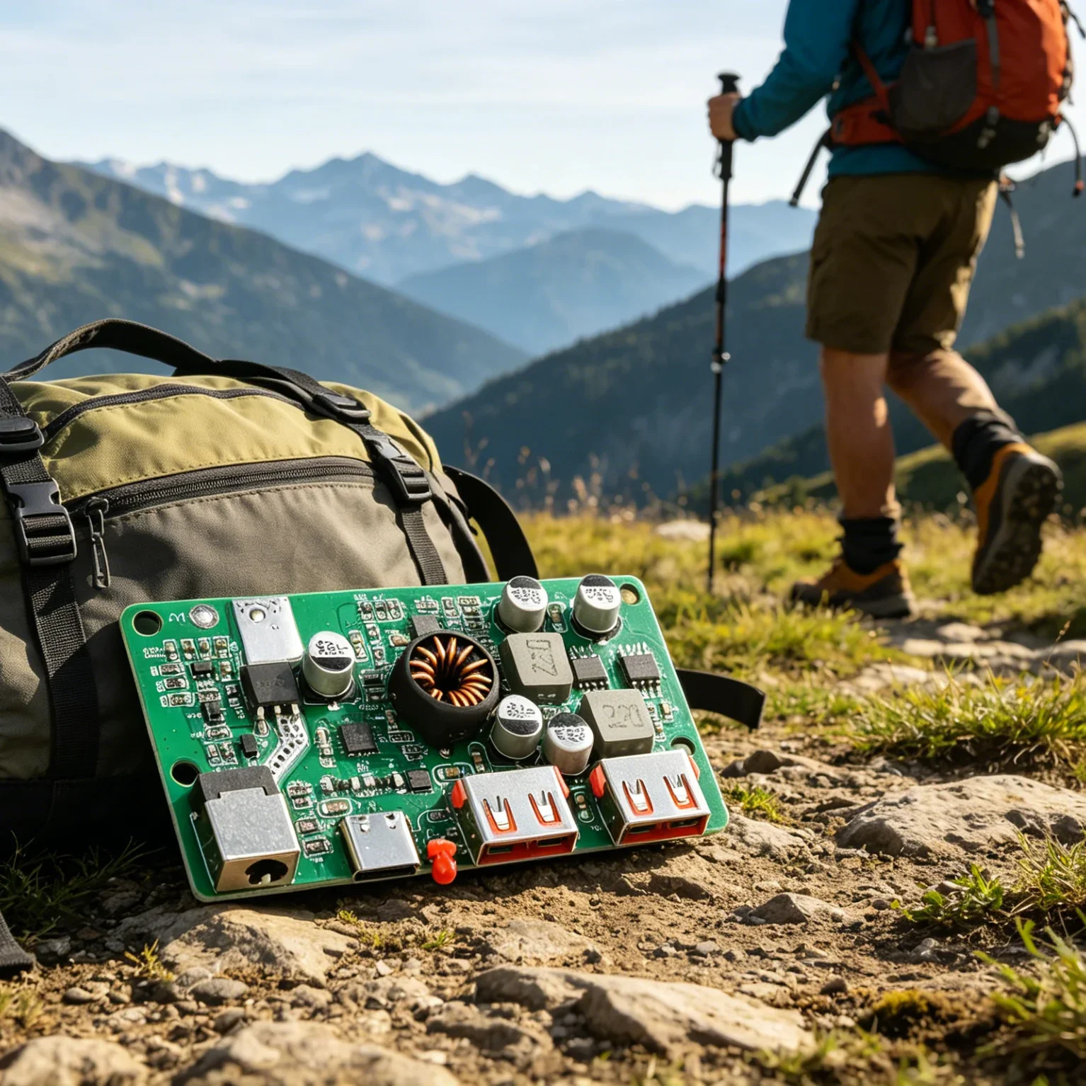 100W PD Solar-Laderegler Typ C DC-Ausgangsmodul Dual-USB-Schnellladungs-DIY-Kit für 50W 200W Solarpanel