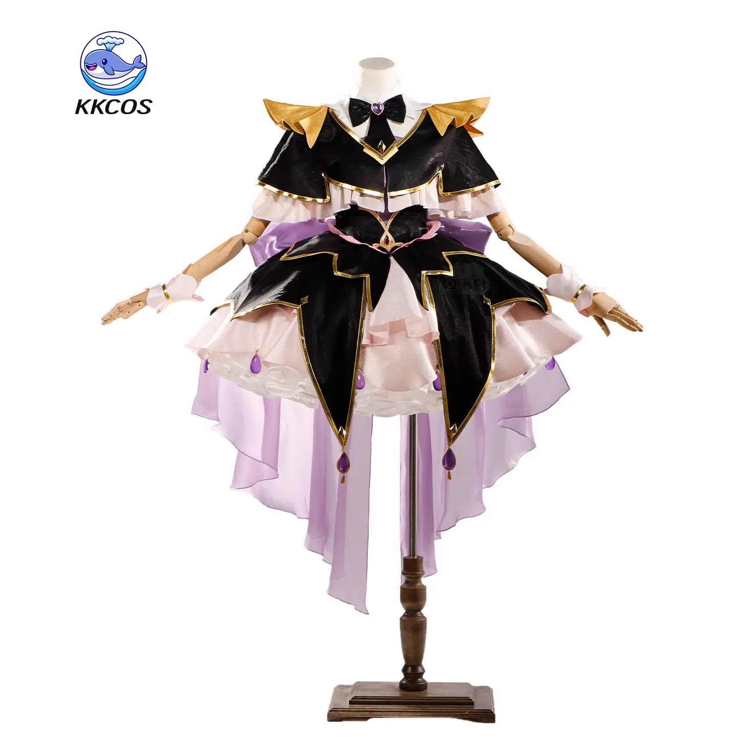 

Серия аниме-косплеев: Meitantei Pretty Cure! Мория Лулука, костюм Black Q/Cure Arcana Shadow, полный комплект, KKcos.