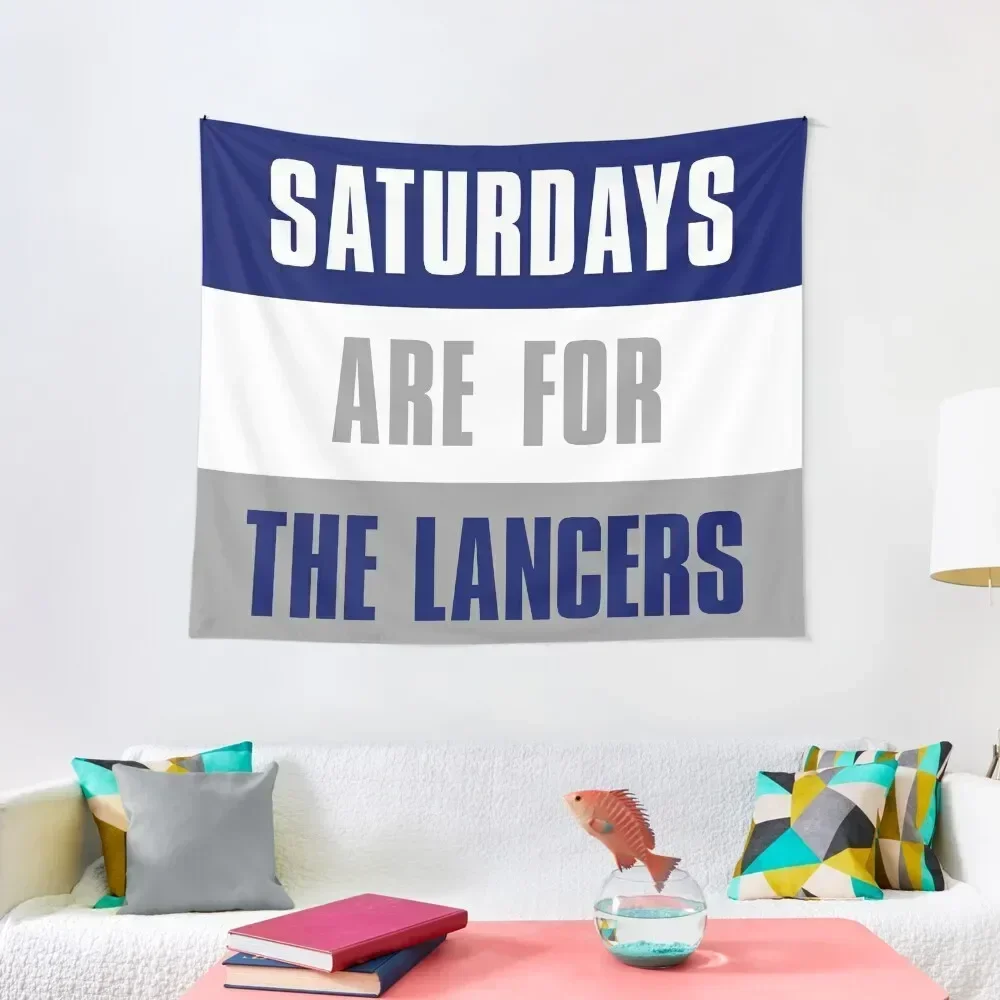 Saturdays are for The Lancers, Longwood University Tapestry Art Mural Bedroom Organization And Decoration Tapestry