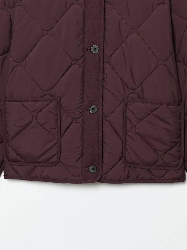 2025 chaquetas de otoño para mujer, abrigos acolchados, moda sólida, holgada, forro de algodón de un solo pecho, chaqueta de calle elegante para mujer, prendas de vestir exteriores