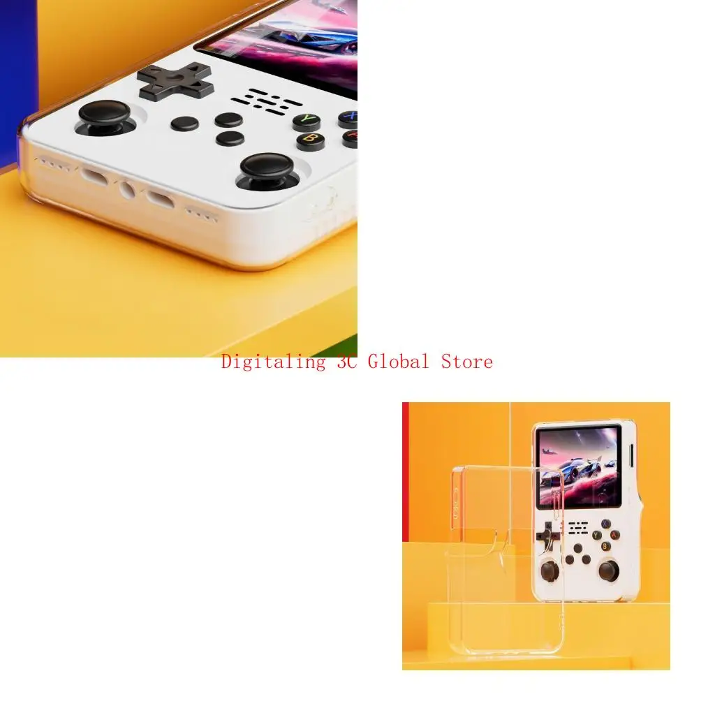 Flexible Shell TPU Guard Cover for R36S Game Console Ensuring Scratch Resistance