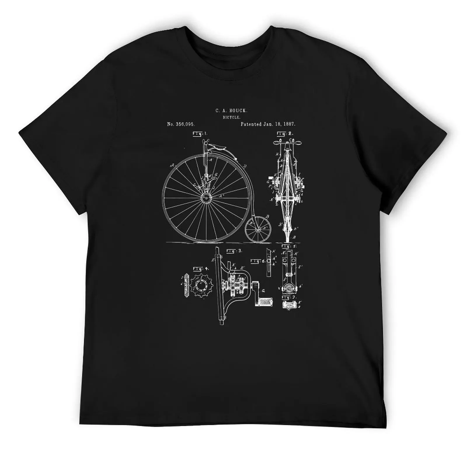 

Penny Farthing Bike T-Shirt cheap stuff plus size tops Short sleeve tee luxury clothes men