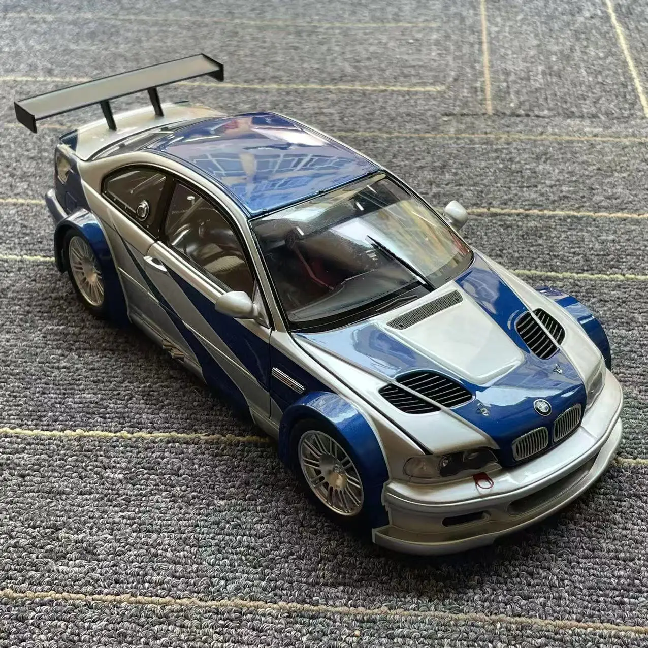 ミニカー Kyoshi 1/18  M3 GTR Street 京商 ミニカー | 販売終了: KYOSHO 1/18 BMW M3 GTR STREET (E46) Blue