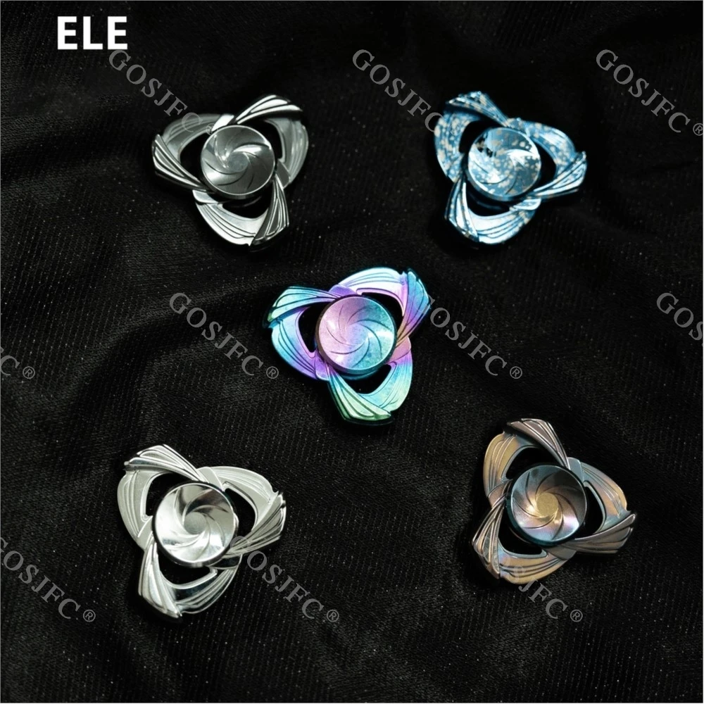 ELE EDC Morandi Mechanischer Gyro Metall Fidget Spinner Zirkoniumlegierung Dekompressions-Desktop-Spielzeug