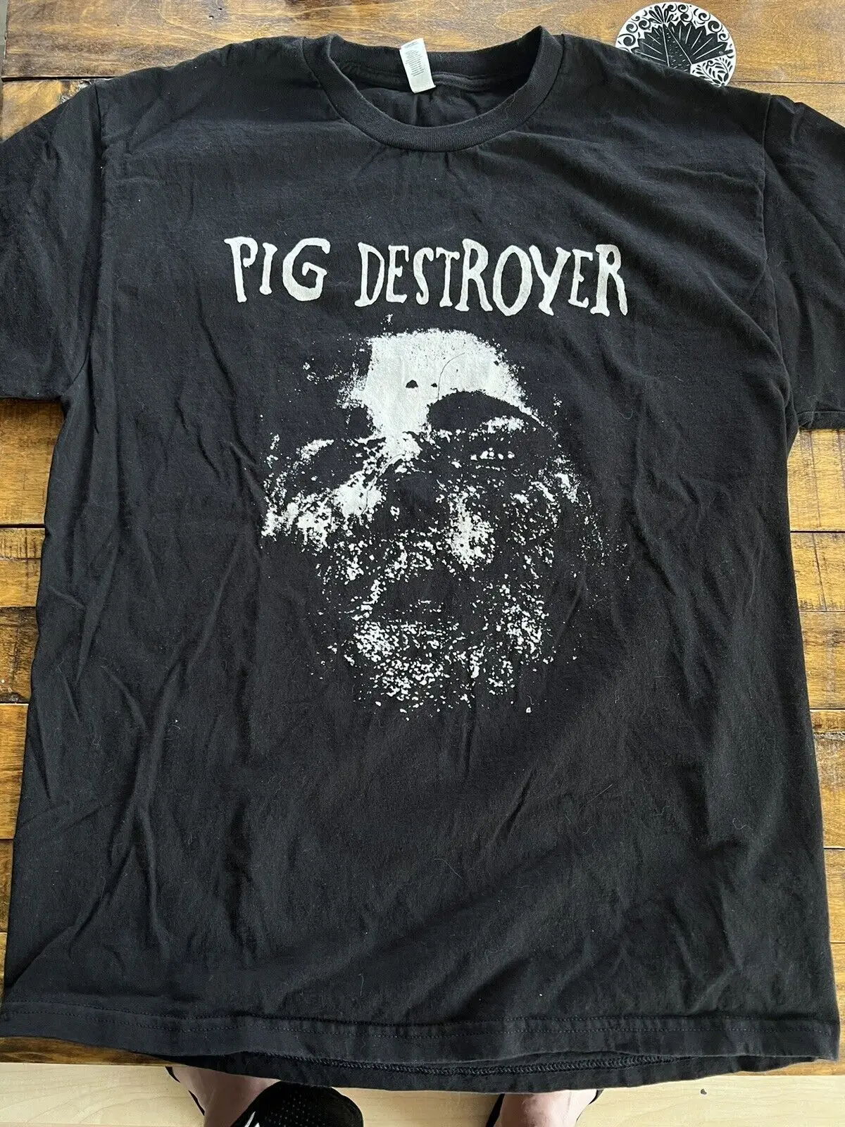 Pig Destroyer Size L SS shirt Napalm Death Terrorizer Nails Brutal Truth Nasum