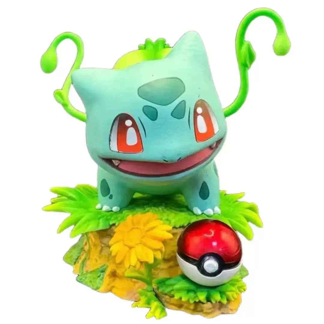 

10cm/3.94in Anime Pokemon Figure Bulbasaur Action Figures Pvc Collection Model Toys for Children Gifts
