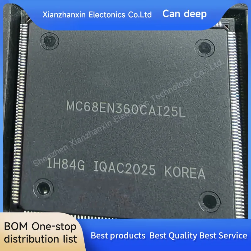 

1pcs/lot MC68EN360CAI25L MC68EN360CAI25 QFP-240 32-bit microcontroller chip