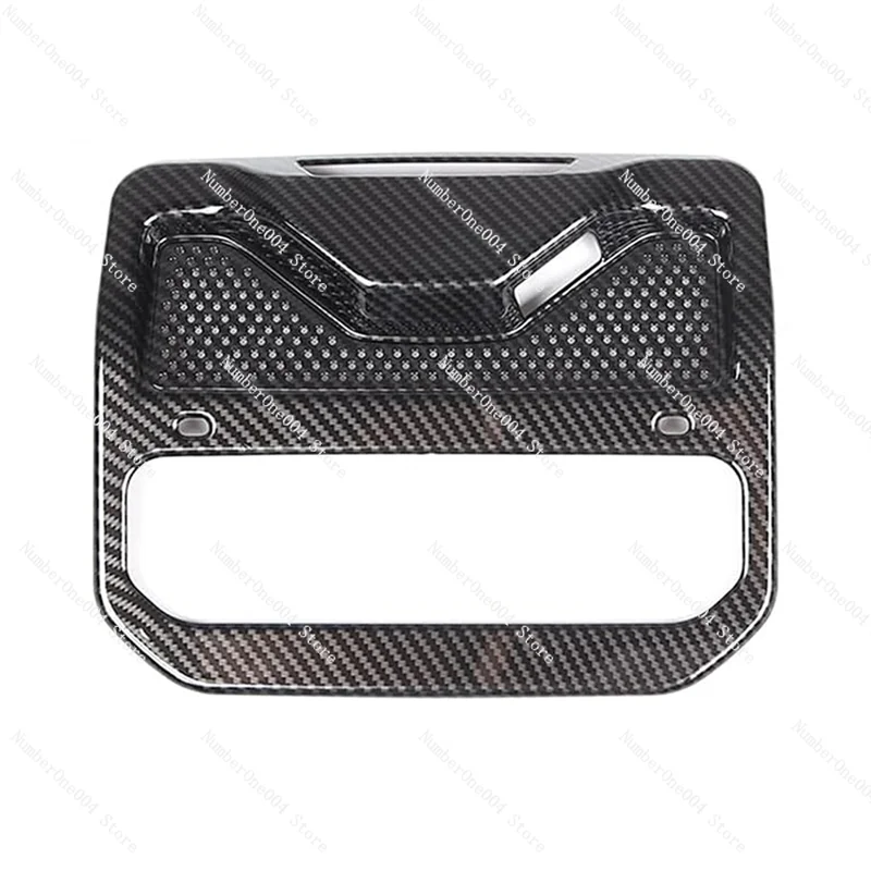 

R1T R1S 2022-2024 Автомобильный светильник для чтения на крыше, накладка на панель, аксессуары для интерьера, ABS, углеродное волокно