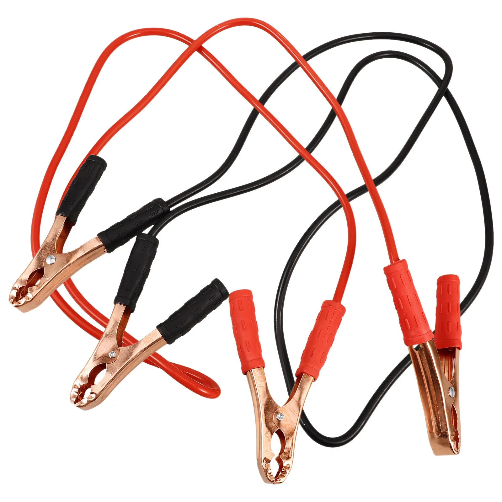 

2Pcs Car Jumper Cables Battery Replacement Kit Copper Conductive Alligator Clip Jumper Cable for Truck Suv Rv Emergency Starter
